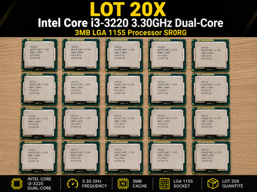 Lotto 20x processore intel - lotto,